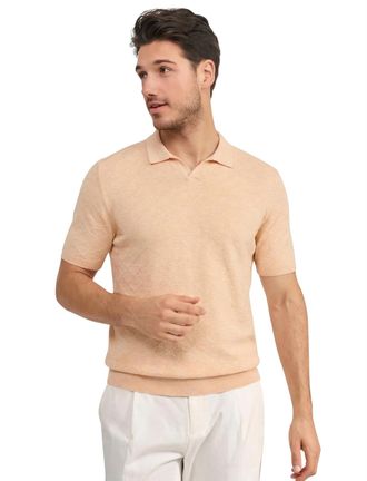 Blue industry Polo korte mouw Blue Industry oranje regular fit