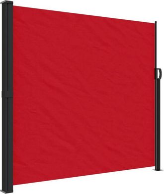 vidaXL Toldo Lateral Retr&aacute;ctil Rojo 180x600 Cm Vidaxl