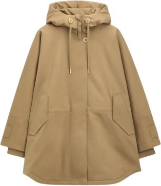 G-Lab Chaqueta Feli de largo medio - Coats - Mujer - Beige - XS