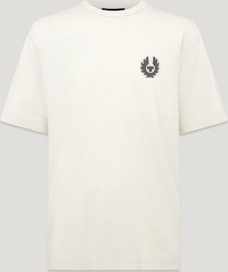 Belstaff Shadow T-shirt Mens Cotton Jersey Silver Birch Size 2XL