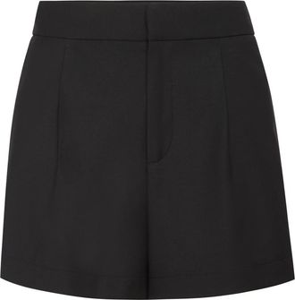 Philipp Plein Stretch wollen shorts - Dames - Bermuda - Zwart - M - Wol - Korte Broeken