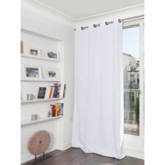 MOONDREAM Cortina t&eacute;rmica opaca ollaoss blanco mc720 140lx260h