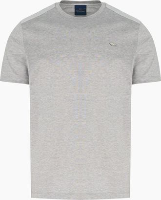 Paul & Shark Paul & Shark Mens Lightweight Cotton Jersey T-shirt Grey - Size: 42
