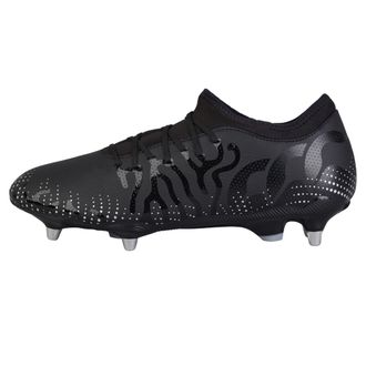Canterbury Of New Zealand Unisex Adult Speed Infinite Team Soft Ground Rugbyschoenen (Zwart/Metaalzilver)