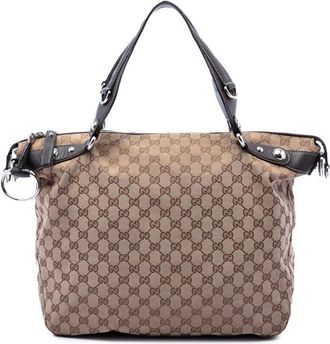 Gucci Pre-owned Gucci GG Canvas Icon Bit Satchel Ladies 04USRZ6K1SW15NOJ