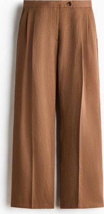 H&M Elegante Hose mit weitem Bein - Beige