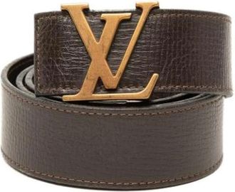 Louis Vuitton Pre-owned Vintage Leren Riem - Dames - Vintage Accessoires - Bruin - ONE Size - Leer - Vintage
