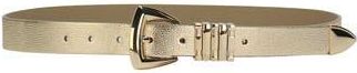 Linea Pelle Multi Keeper Faux Leather Belt in Gold at Nordstrom Rack, Size X-Small