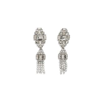 Alessandra Rich Oorbellen - Dames - Oorbellen - Grijs - ONE Size - Accessoires