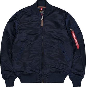 Alpha Industries Alpha Industries Mens MA-1 VF 59 Long - Blue - Size Medium