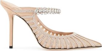 Jimmy Choo London Macaron Mix Bing 100 Crystal Pumps
