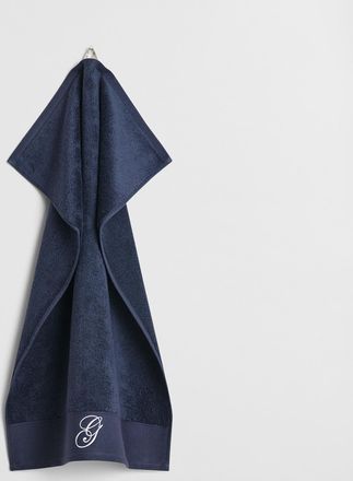 GANT Home decor Embroidered Towel 50X70 (50x70) MARINE