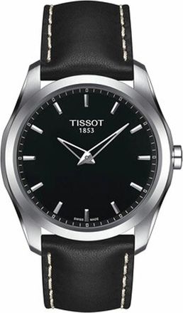 Tissot Couturier Mens Black Watch T0354461605102 Leather - One Size