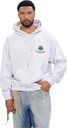 New Amsterdam Surf Association Logo Hoodie - Heren - Hoodies - Grijs - L - Katoen - Hoodies & sweatvesten