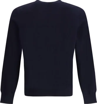 Brunello Cucinelli Mens Sweater Cotton Notte+grigio Scuro
