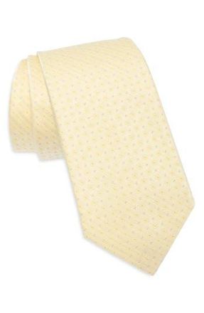 Calvin Klein Marina Neat Tie in Yellow at Nordstrom Rack