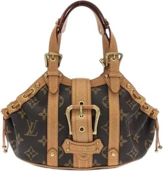 Louis Vuitton Pre-owned Monogram Handbag - Dames - Vintage Handtas - Bruin - ONE Size - Vintage