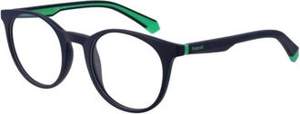 Polaroid Blauwe Unisex Panto Optische Frames - unisex - Brillen - Blauw - ONE Size - Accessoires