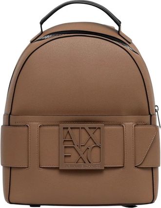 A|X Armani Exchange Compacte Rugzak - Dames - Rugzakken - Beige - ONE Size - Tassen