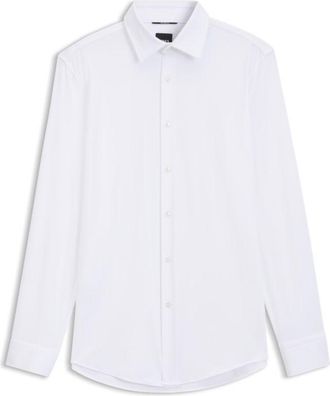 BOSS Slim-fit shirt in Italian-made performance-stretch jersey