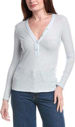 James Perse Jersey Henley Top