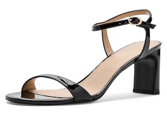 Stuart Weitzman Babette 60 Womens Sandals Black : 5.5 M, Leather