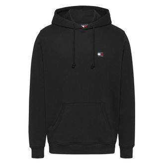 Tommy Jeans Badge Hoodie - Heren - Sweatshirts & Hoodies - Zwart - Maat: S Katoen