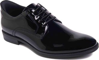 Marc Joseph New York State Street Plain Toe Casual Oxford in Black Patent at Nordstrom Rack, Size 11.5