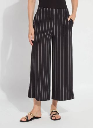 Lyss&eacute; Ava Cropped Palazzo Pant In Over And Over Line