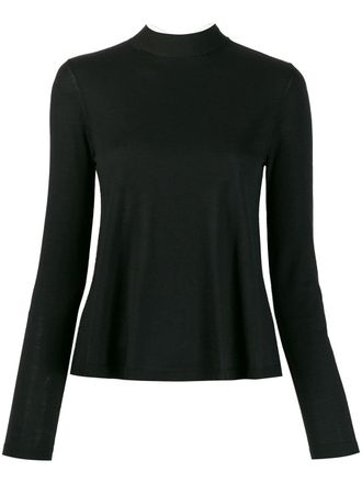 Red Valentino Maglione a coste - Nero