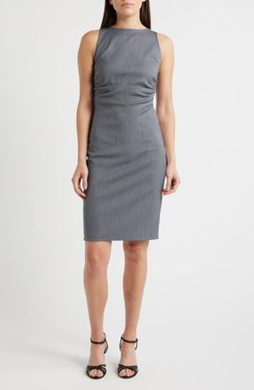 Nikki Lund Mary Sheath Dress in Grey at Nordstrom, Size X-Large