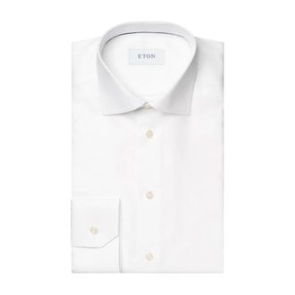Eton Formal Shirts, male, White, Size: XL Dress Shirt