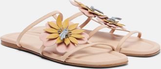 Zimmermann Sandalias Lilia de piel con apliques florales