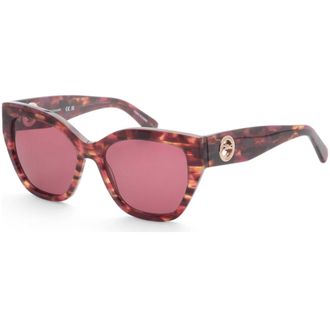 Longchamp Womens 55 mm Red Sunglasses