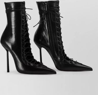 Le Silla colette nemesi ankle boots cut out