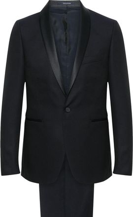 Tagliatore single-breasted suit - men - Silk/Virgin Wool/Cotton - 56 - Blue
