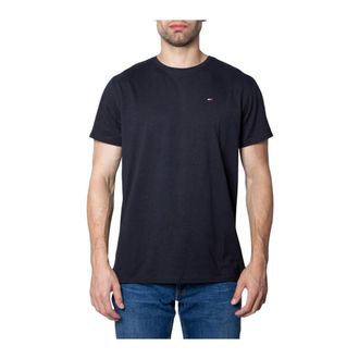 Tommy Hilfiger Crew Neck T-shirt Classic Fit - Heren - Tops - Zwart - Maat: M Katoen