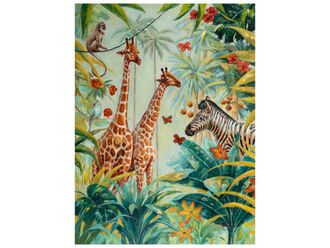 Schubiger M&ouml;bel Bild Tiere im Dschungel