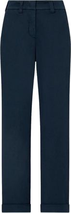 Peuterey Pantalon in katoen - Dames - Chinos - Blauw - S - Katoen - Broeken