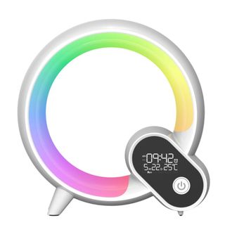 OEM L&aacute;mpara De Mesa Led Inteligente, L&aacute;mpara Ambiental Con Altavoz Bluetooth, Luz Nocturna Regulable, 9 Efectos De Luz, Control Por Aplicaci&oacute;n, L&aacute;mpara De