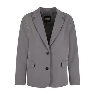 Urban Classics Dames/Dames Single-Breasted Lange Blazer (Wolk Grijs)