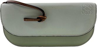 Loewe Gray Leather Long Wallet (Bi-Fold) (Pre-Owned)