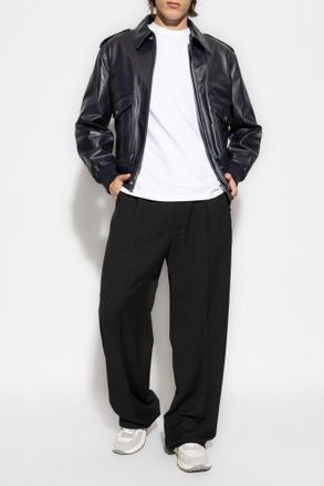 Givenchy Leather Jacket, Mens, Black