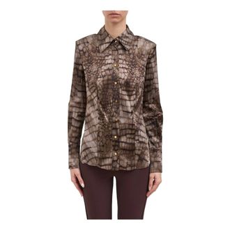 Elisabetta Franchi Mujer, Blusas y Camisas, Marr&oacute;n, Talla: S