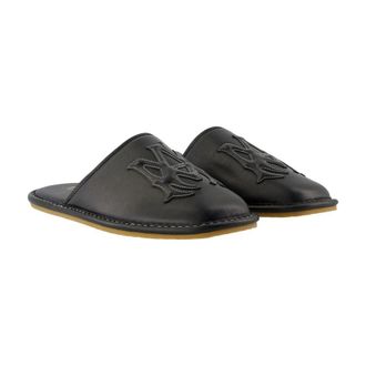 Amiri Mens Ma Slipper Black Lambskin