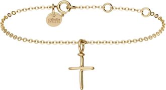 Atelier Paulin Bracelet My Symbolic Croix Gold Filled, Collection Charms