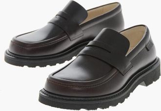 Loewe Brushed Leather Penny Loafers size 35