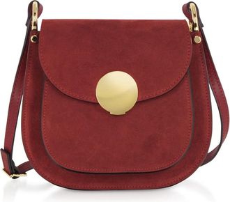 Le Parmentier Handbags - Dames - Schoudertassen - Rood - ONE Size - Leer - Tassen
