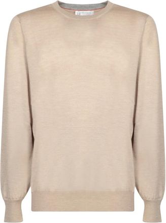 Brunello Cucinelli Hombre, Jerseys, Marr&oacute;n, Talla: L