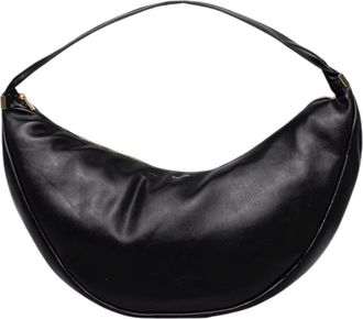 Calvin Klein Zachte Halvemaan Handtas - Dames - Handtassen - Zwart - ONE Size - Tassen